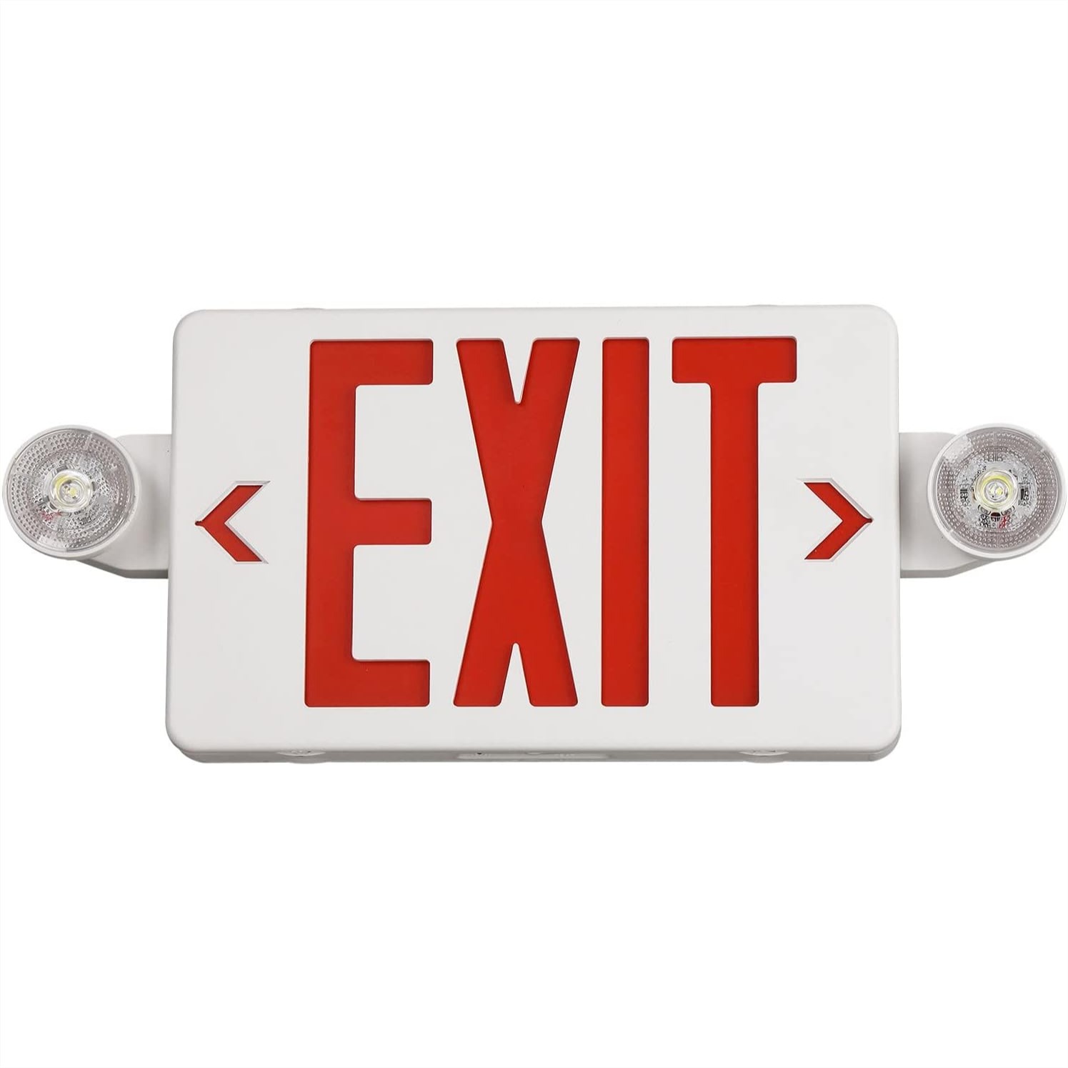 Emergency Exit Sign - Red Exit Sign with Emergency Light,