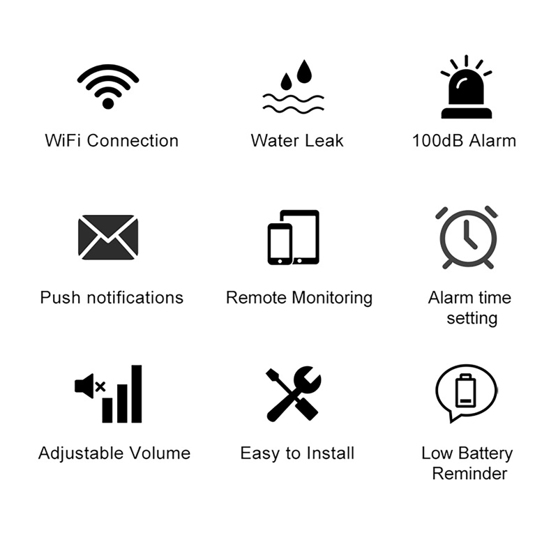 Tuya Smart WIFI Water Leak Sen - Water Alarm Sensor avis et prix