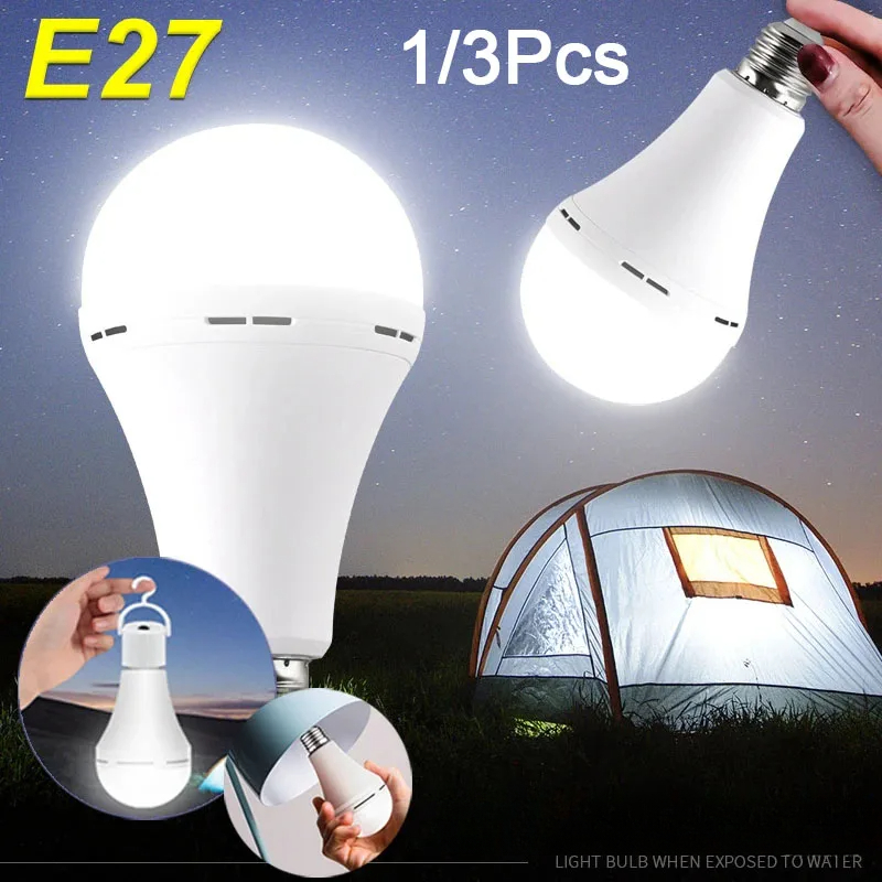 1/3 Pcs Rechargeable Bulb LED  - Power Outage Light avis et prix