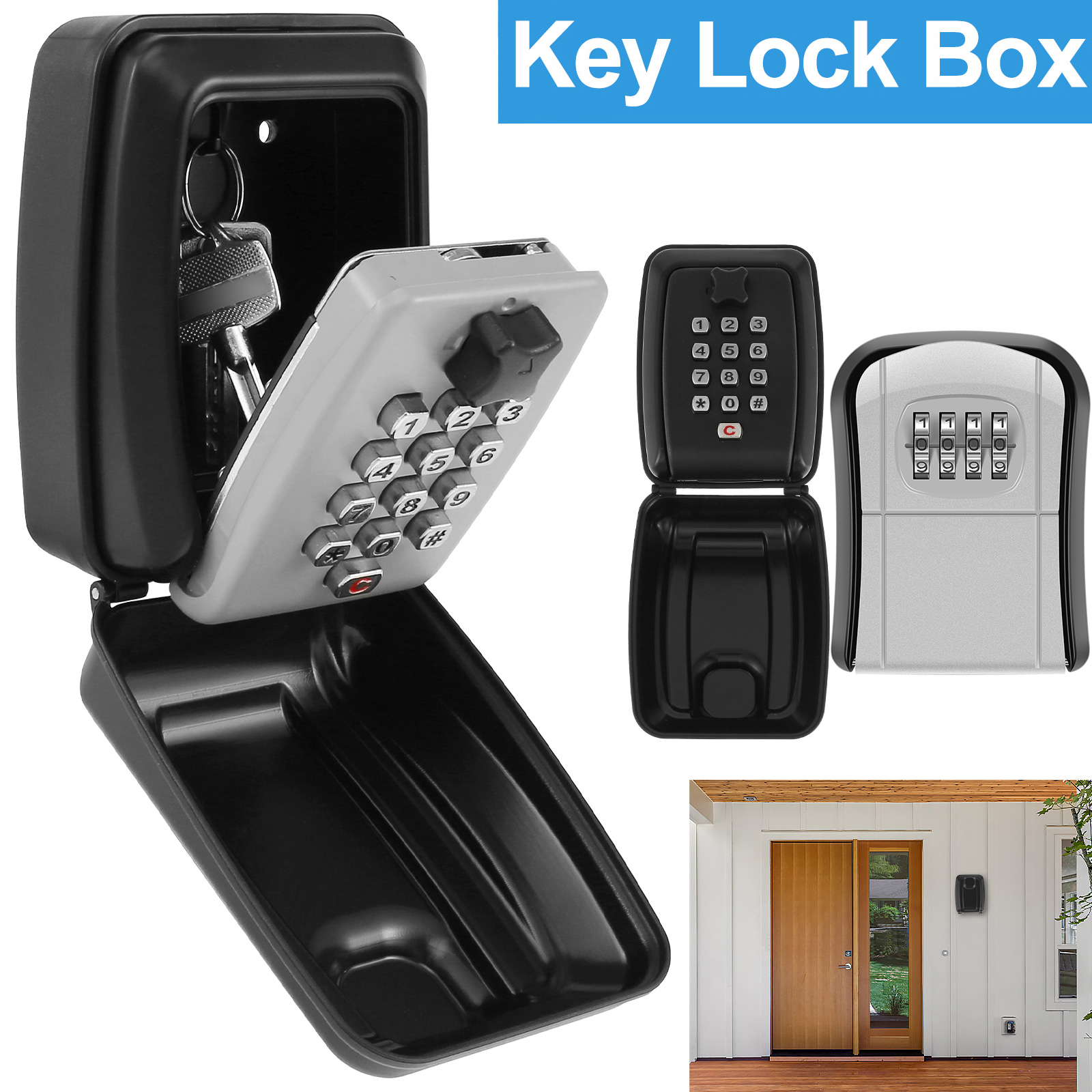 Key Lock Box Wall-Mount Secret - Lockbox Key Secure avis et prix