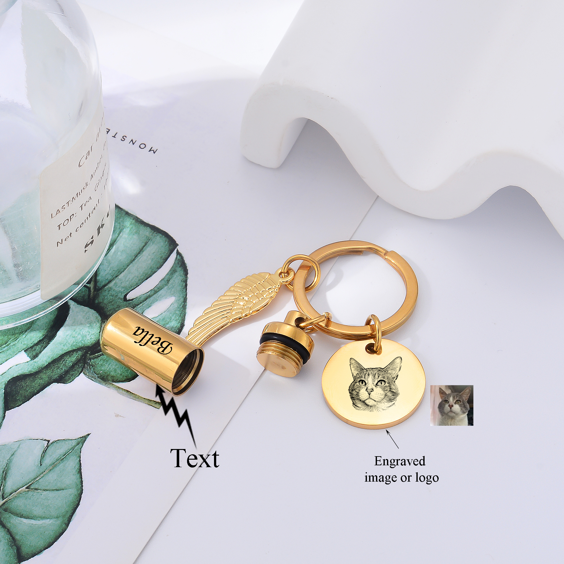 Personalized Cylinder Urn Keyc - Personal Alarm Keychain avis et prix