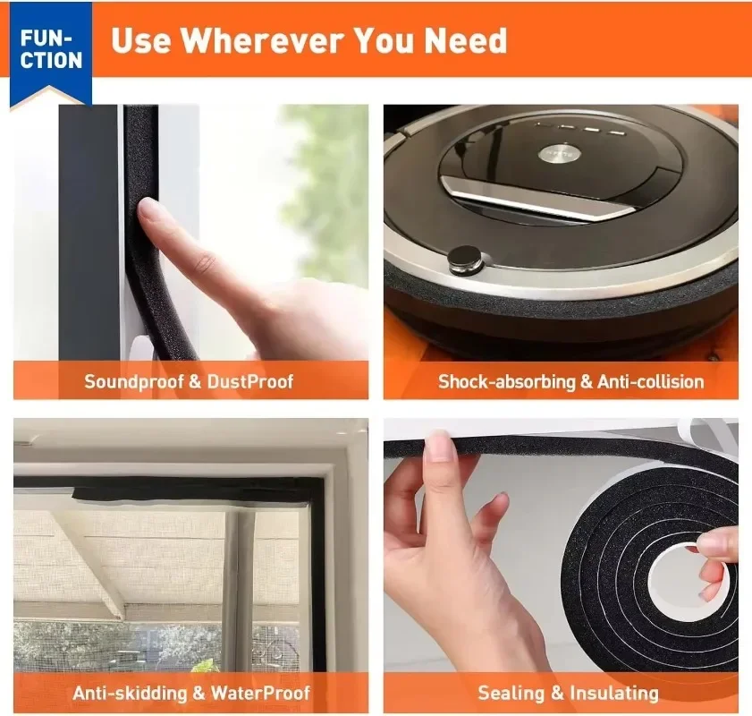 Thick Foam Window Sealing Stri - Window Lock Bar avis et prix