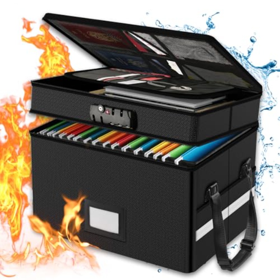 Fireproof Document Box with Lo - Fire Safe Document avis et prix