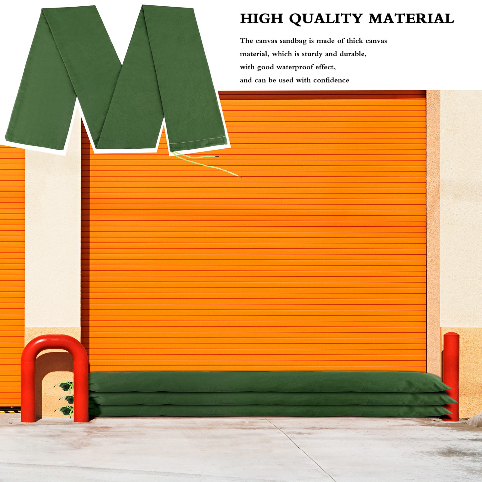 Sandbag Long Sandbag Green Can - Flood Barrier Bag avis et prix