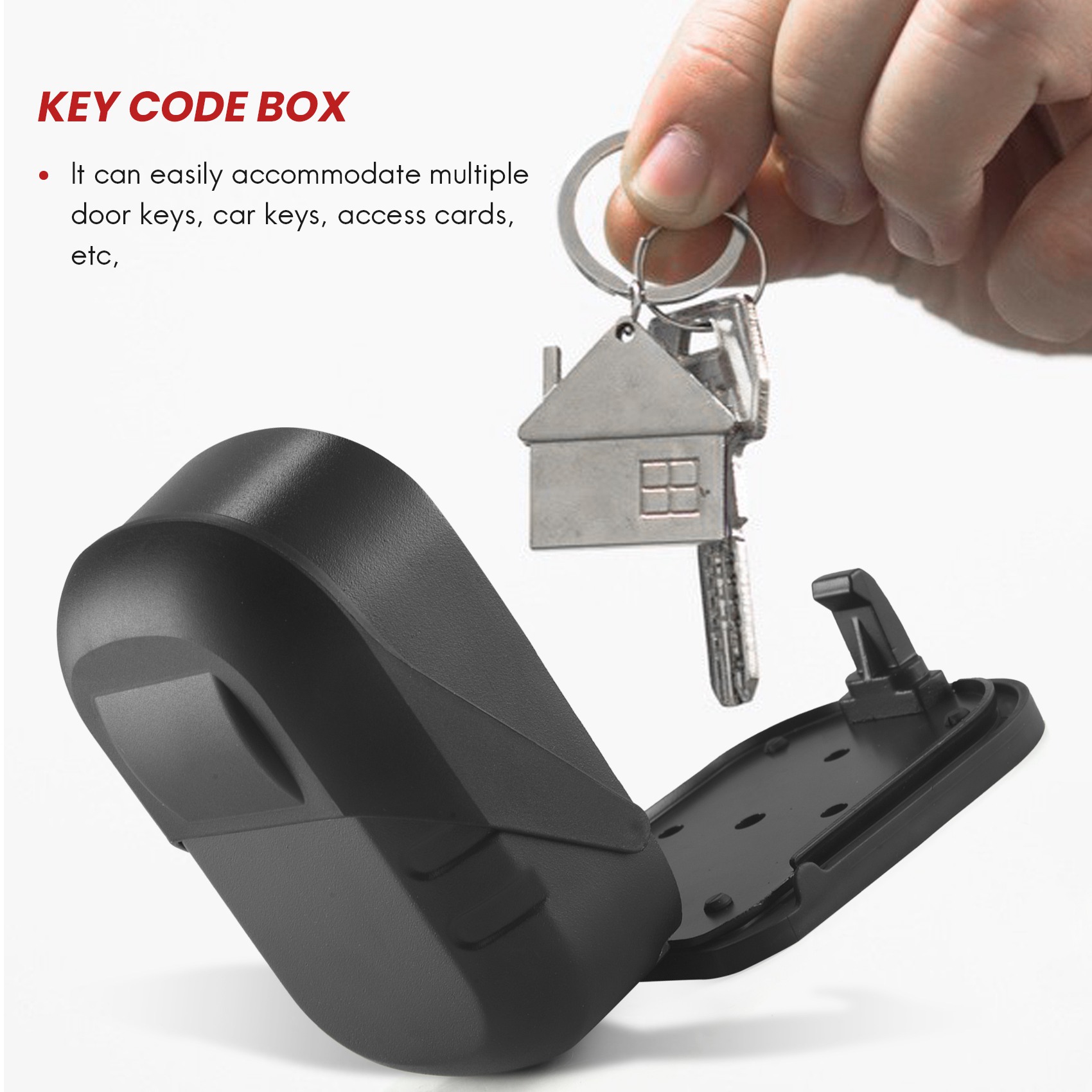 B27B Key Lock Box Wall Mount 4 - Lockbox Key Secure avis et prix