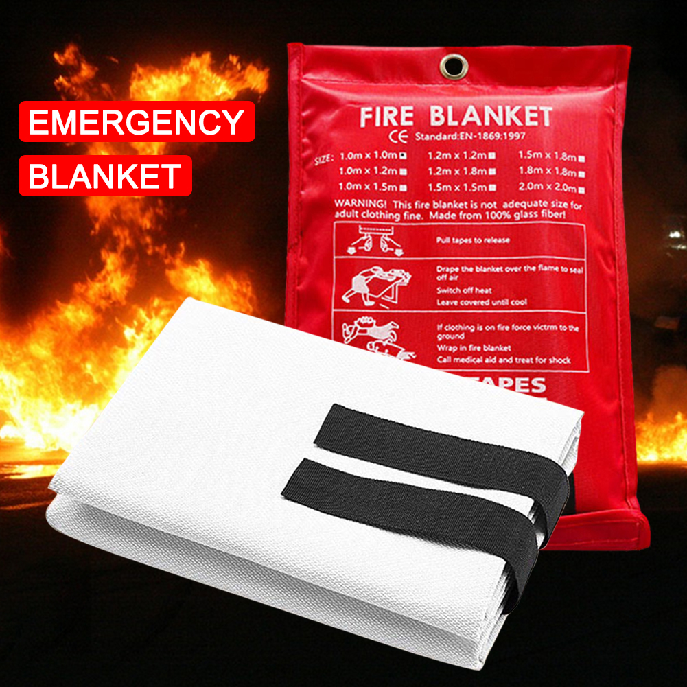 Fire Blanket Fiberglass Fire B - Fire Blanket Kitchen avis et prix