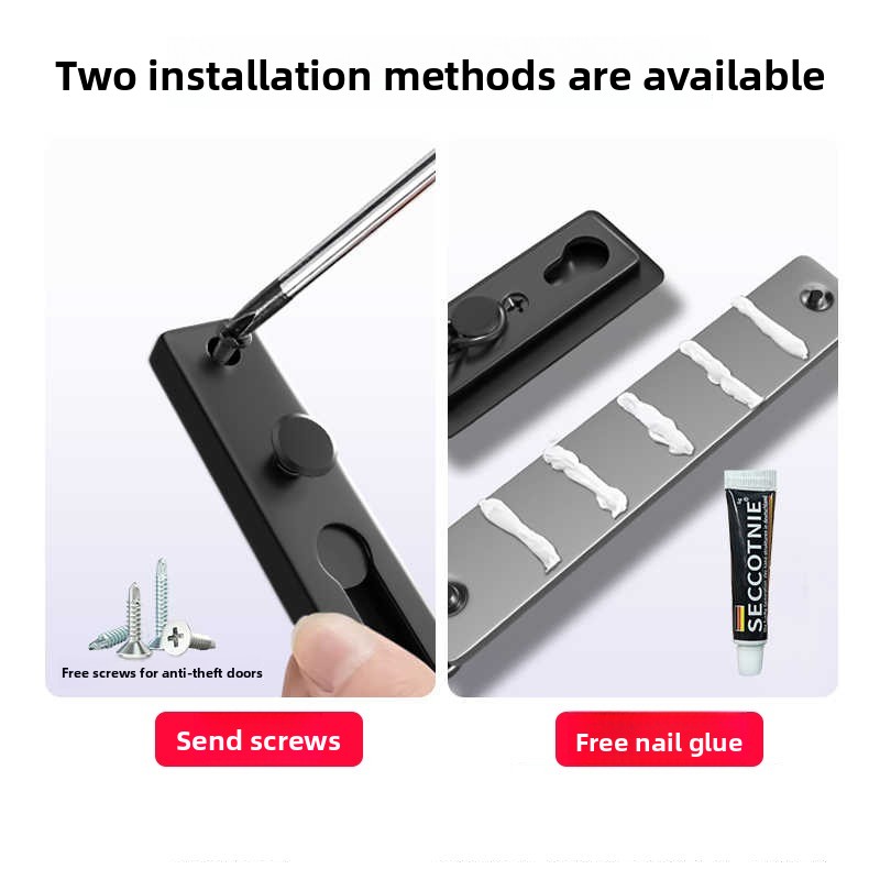 No Drill Stainless Steel Secur - Security Chain Door avis et prix
