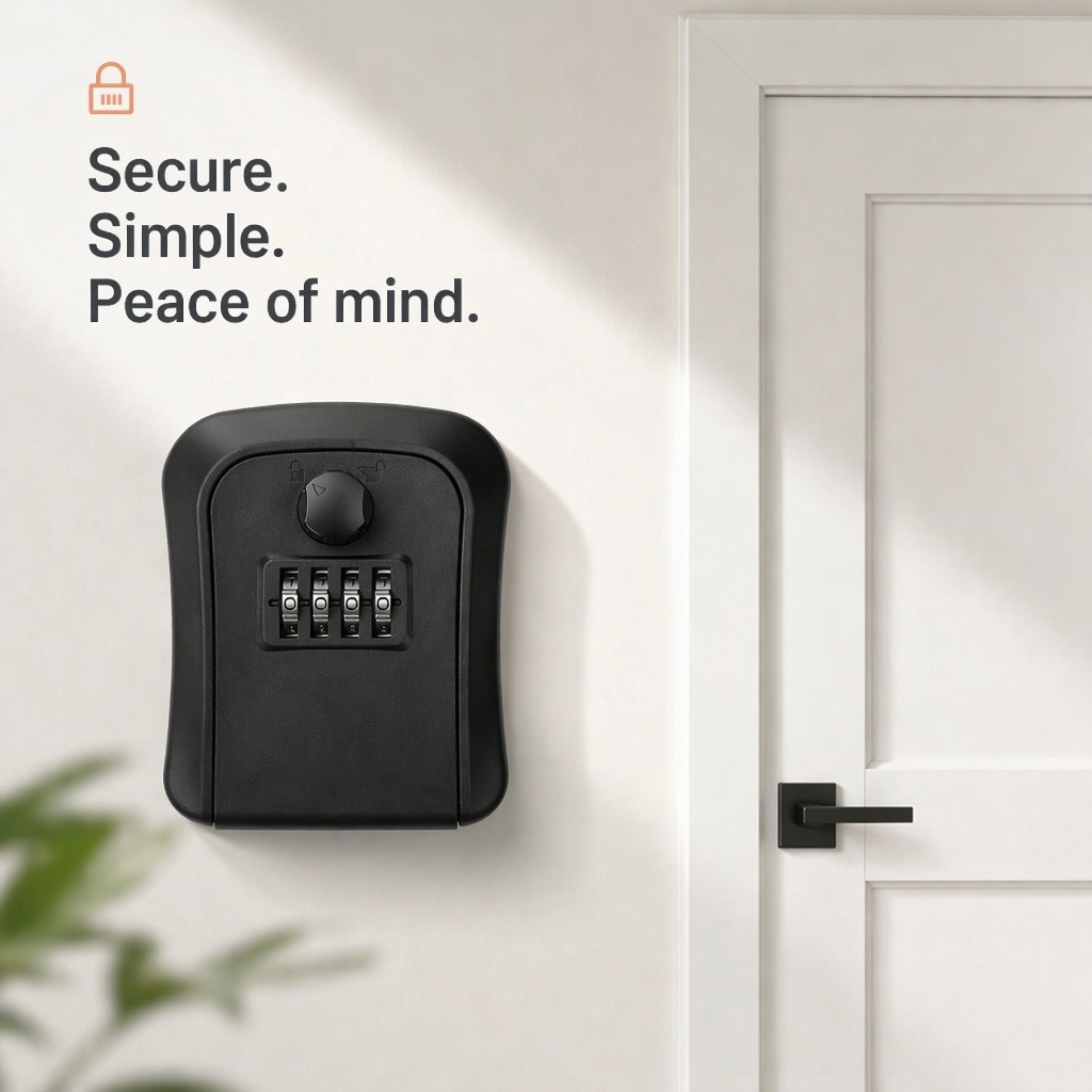 Key Lock Box Wall Mount Lockbo - Lockbox Key Secure avis et prix