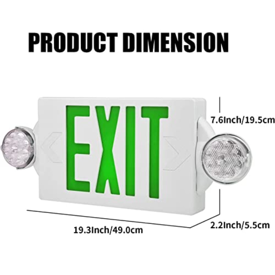Emergency Exit Light, Adjustab - Emergency Exit Sign avis et prix