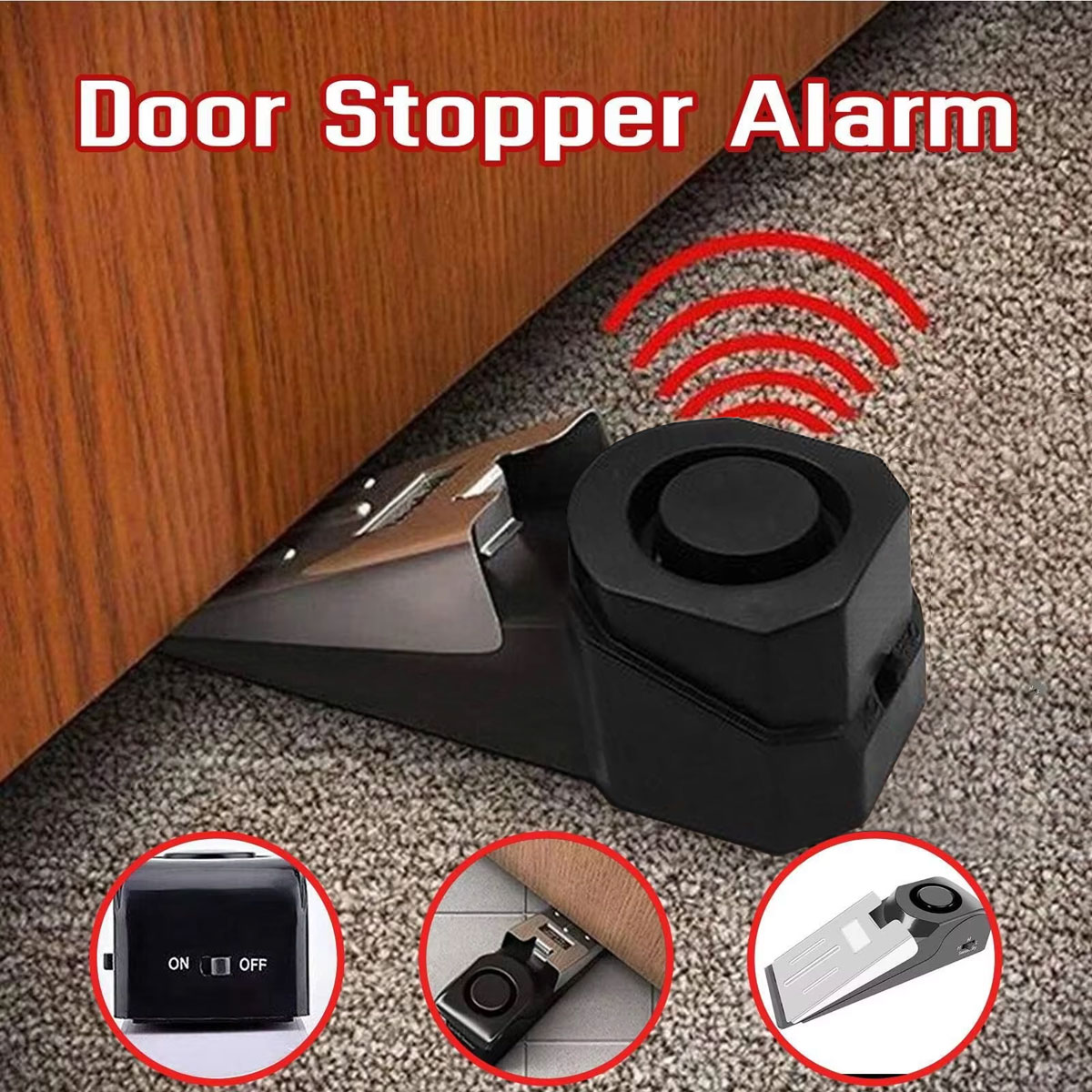 Wireless Door Stop Alarm Syste - Door Stop Alarm avis et prix