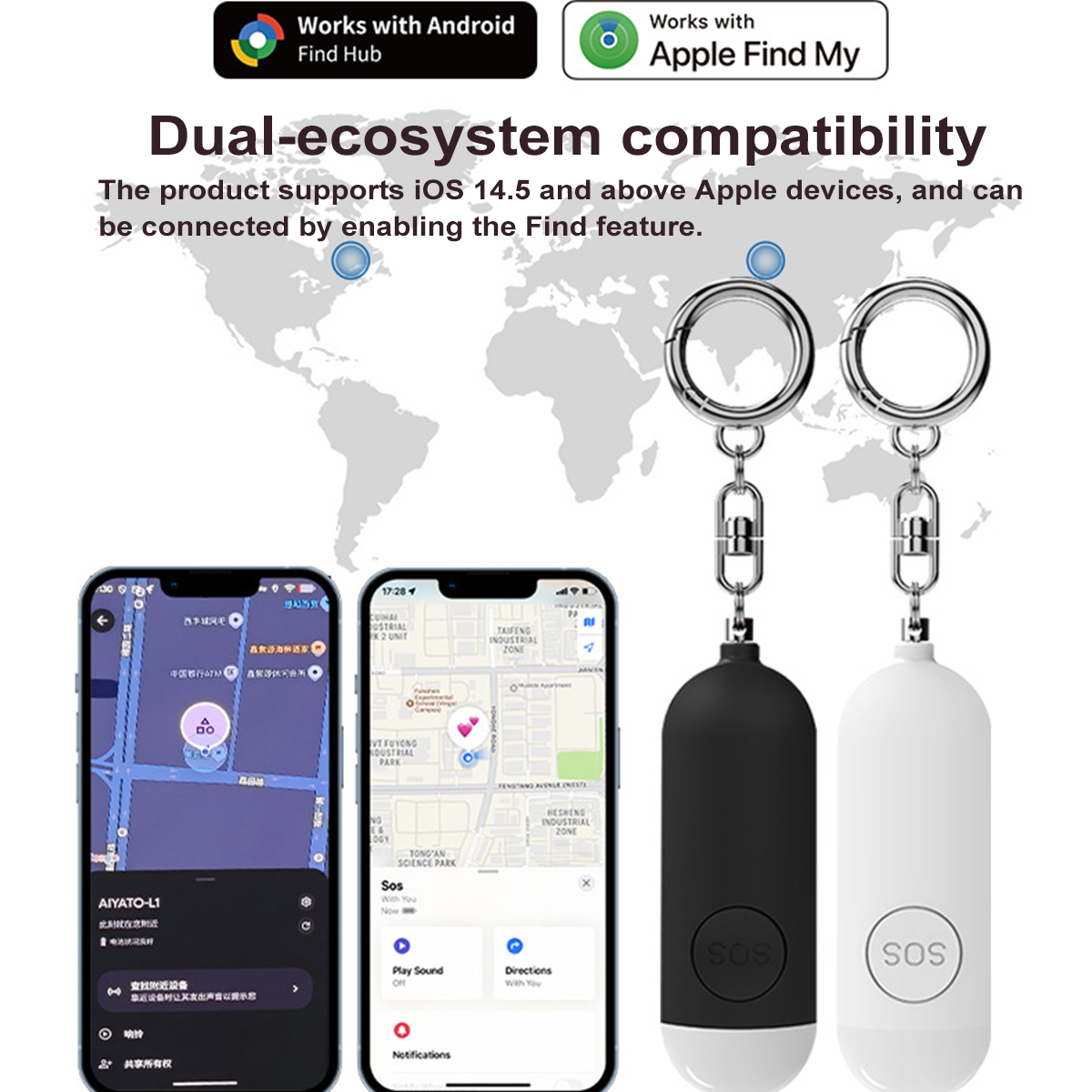 Self Defense Alarm LED Light R - Personal Alarm Keychain avis et prix