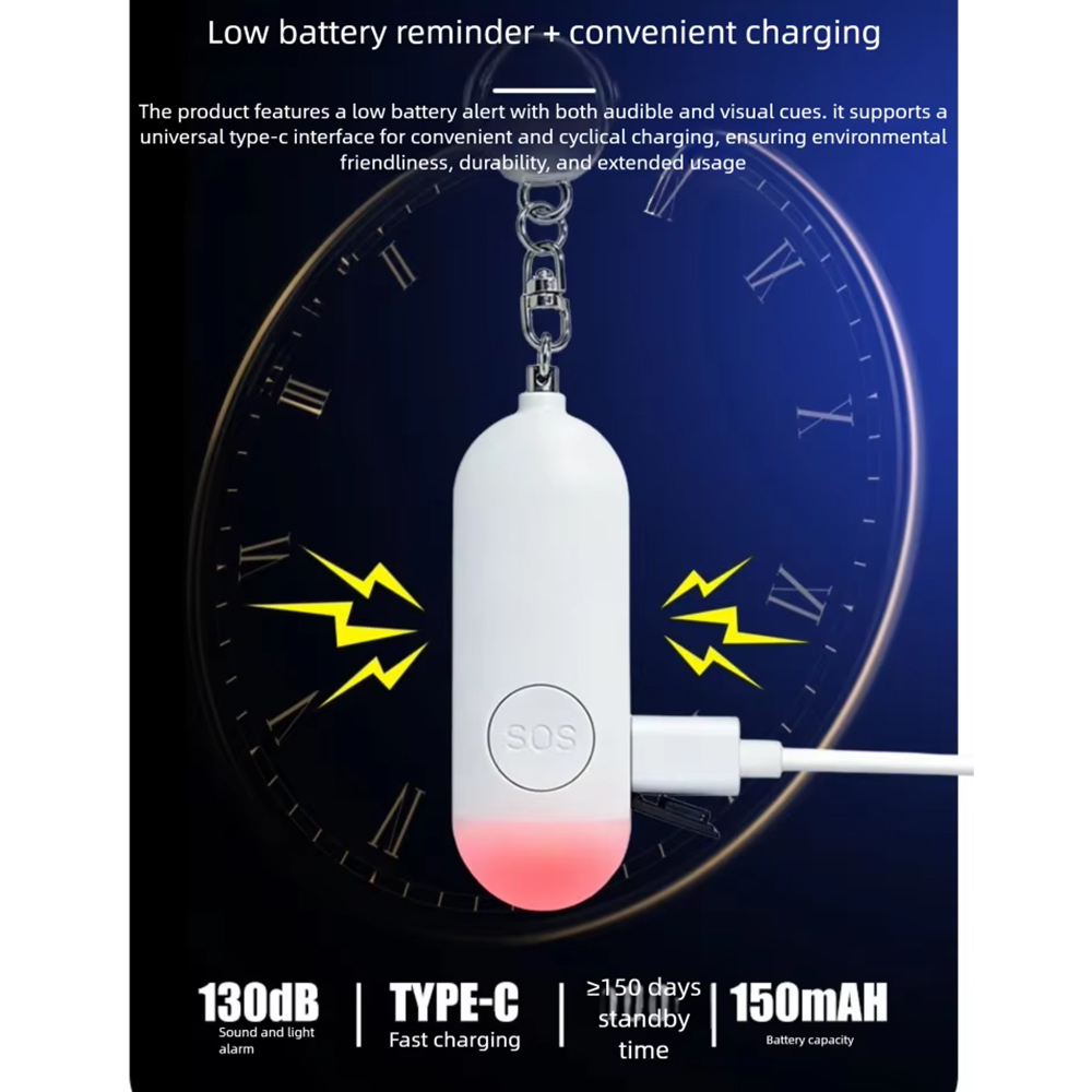 Self Defense Alarm LED Light R - Personal Alarm Keychain avis et prix