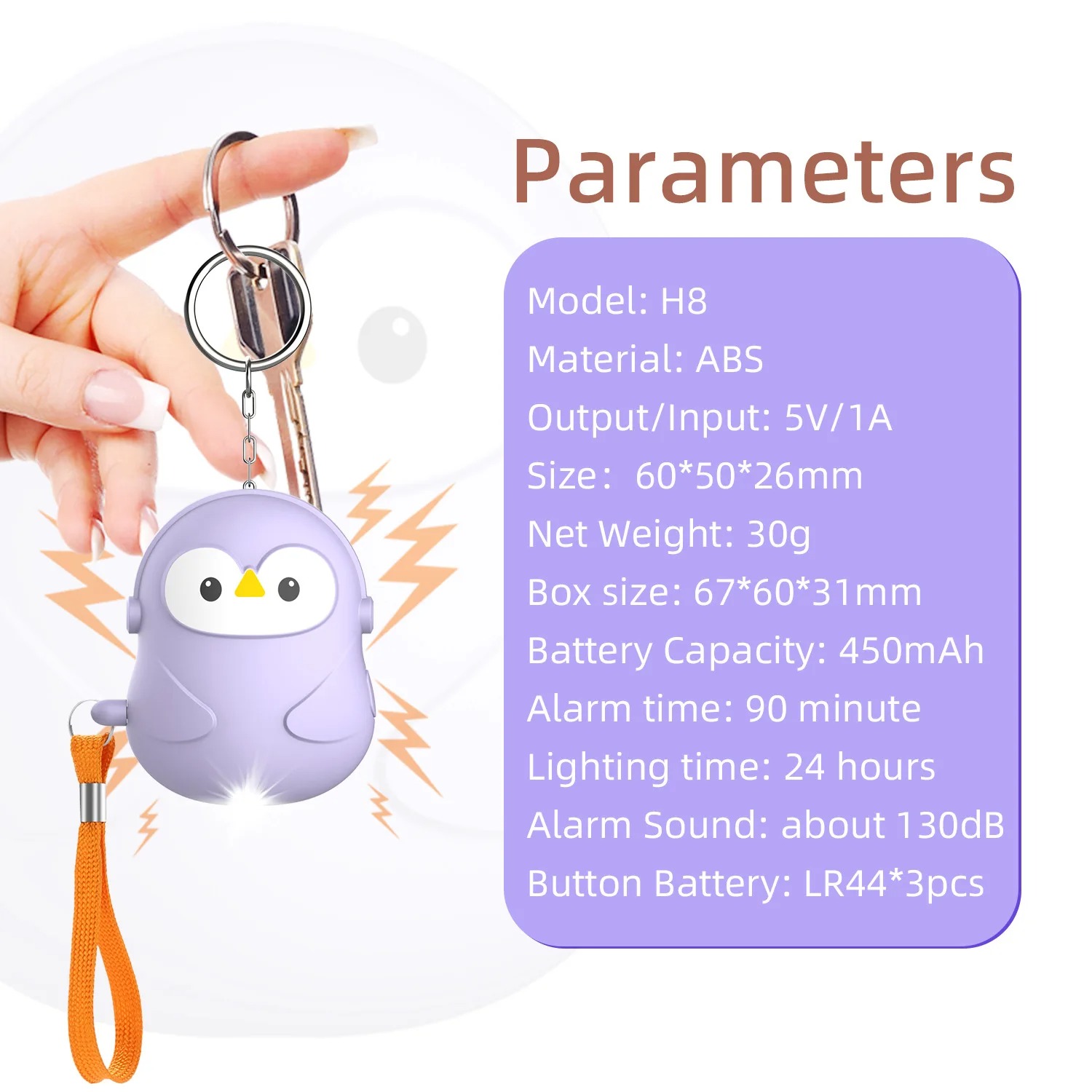 Personal Self Defense 5Pcs Ala - Personal Alarm Keychain avis et prix