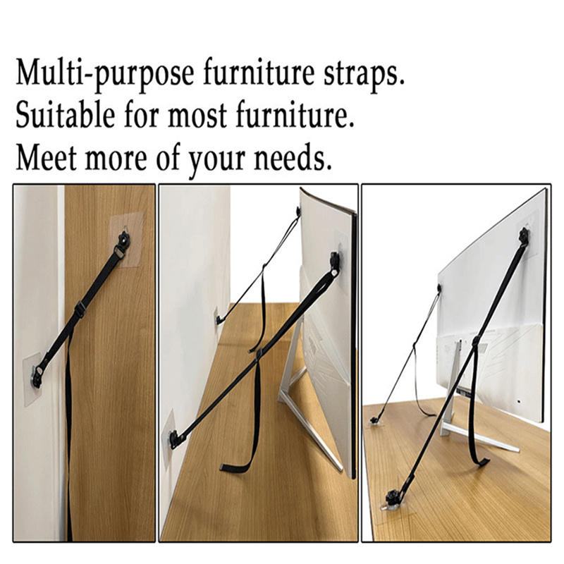 No Drill Adhesive Furniture An - Earthquake Anchor Strap avis et prix