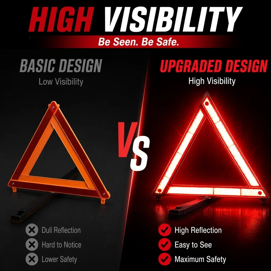 Car Tripod Folded Stop Sign Re - Emergency Exit Sign avis et prix