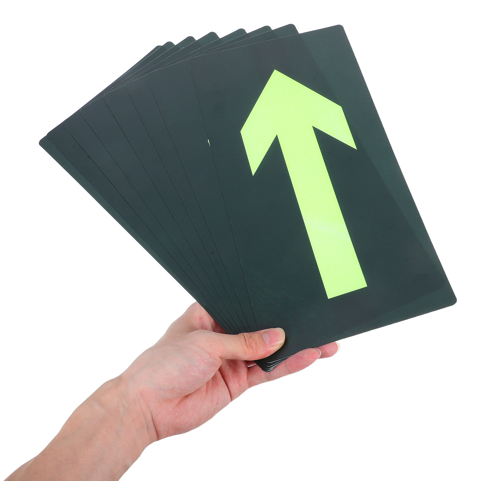 8Pcs Self Adhesive Glow Waterp - Emergency Exit Sign avis et prix