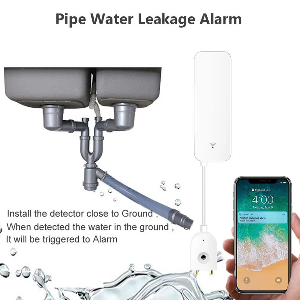 ZigBee WiFi Water Leak Sensor  - Water Alarm Sensor avis et prix