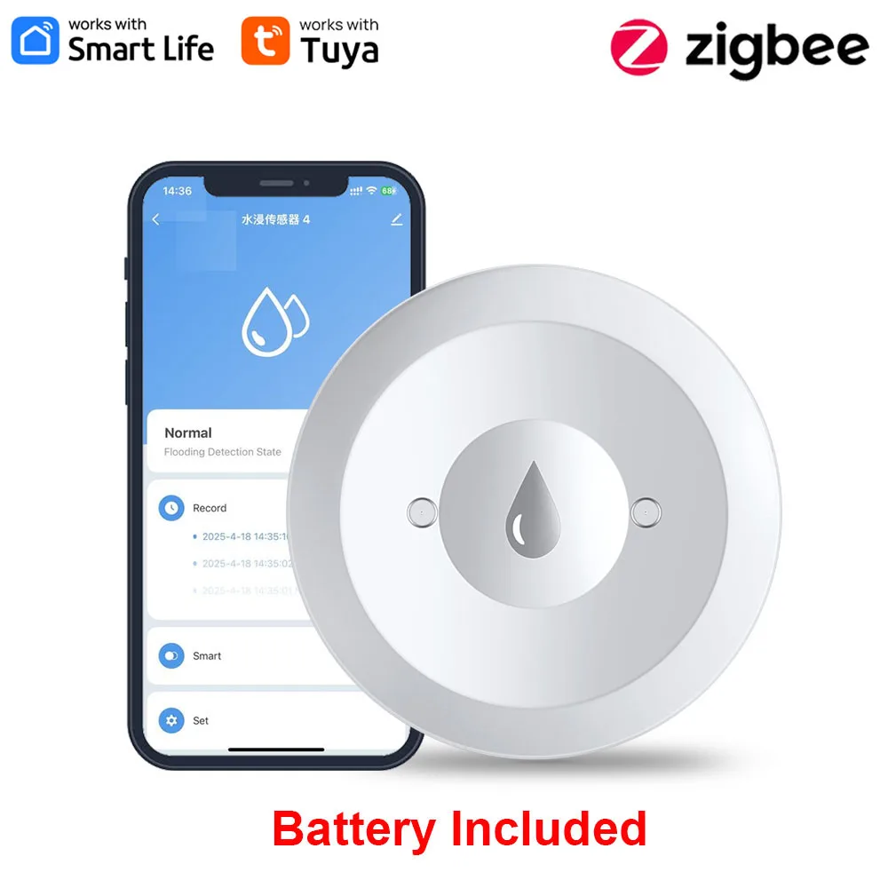 Haozee Tuya Smart ZigBee3.0 Sm - Water Alarm Sensor avis et prix
