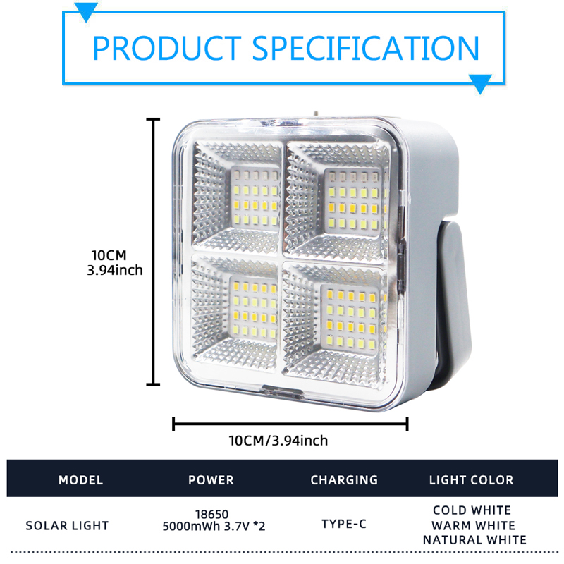 Rechargeable LED Solar Street  - Power Outage Light avis et prix