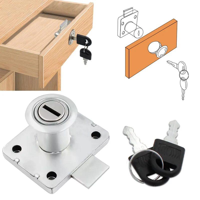 Drawer lock with key, used for - Medicine Cabinet Lock avis et prix