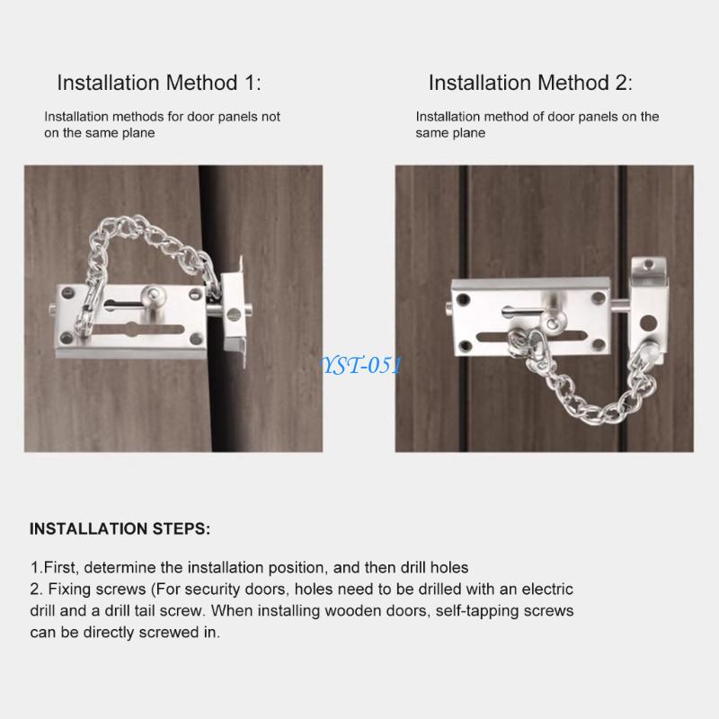 E15A Corrosions Resistant Stee - Security Chain Door avis et prix