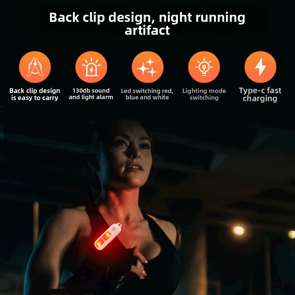 130dB Night Running Safety War - Personal Alarm Keychain avis et prix