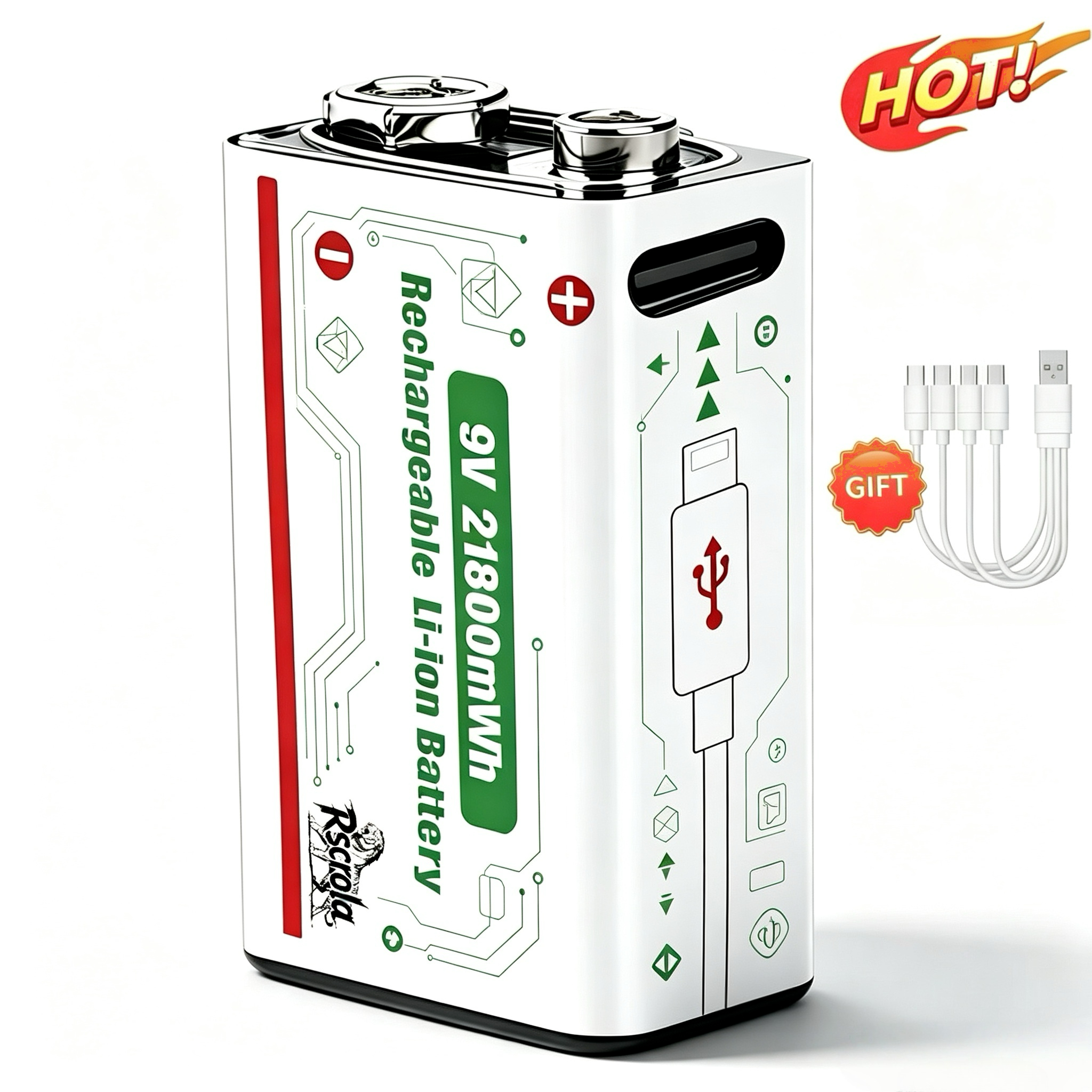 9V 21800mWh Rechargeable Lithi - Smoke Detector Interconnected avis et prix