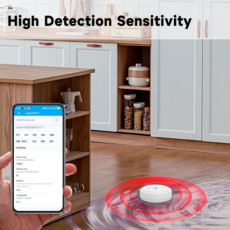 Smart ZigBee3.0 2MQTT Water Le - Water Alarm Sensor avis et prix