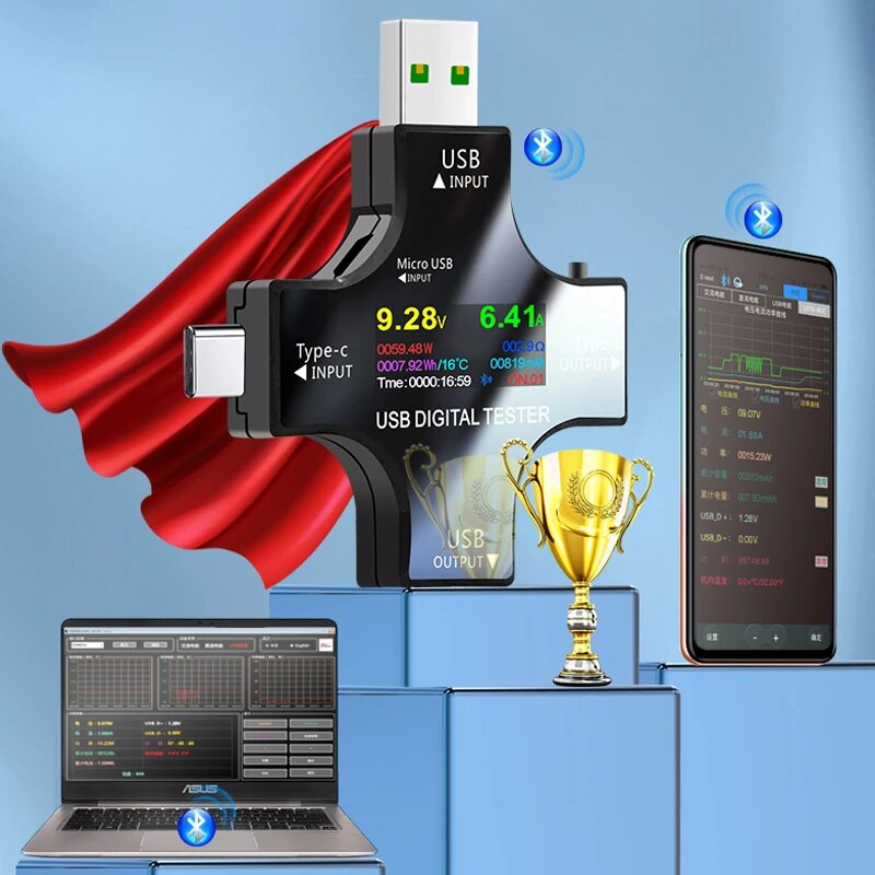 USB Tester DC Type-C PD Digita - Co Detector Plug avis et prix