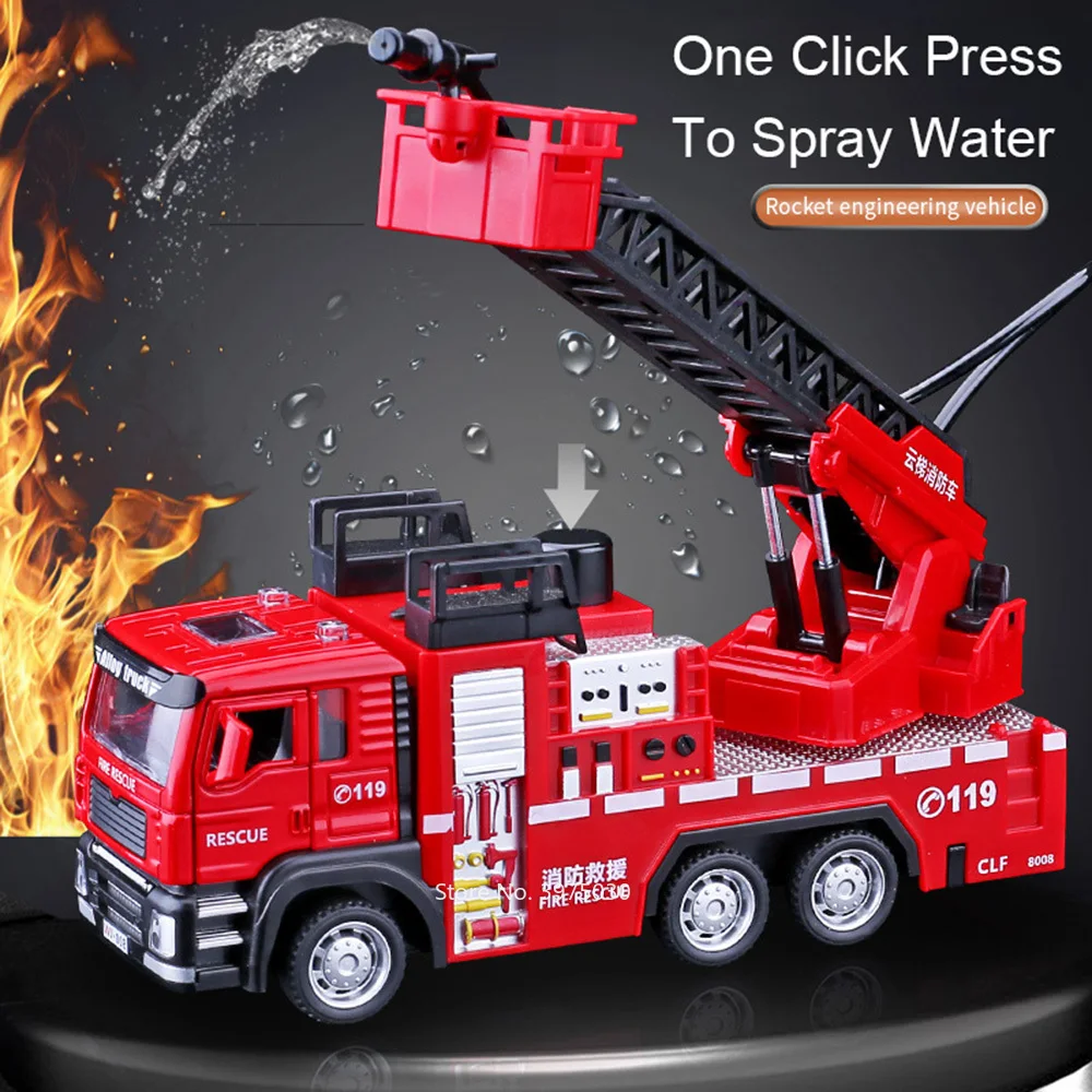 1/32 Fire Engine Car Toy Model - Fire Escape Ladder avis et prix