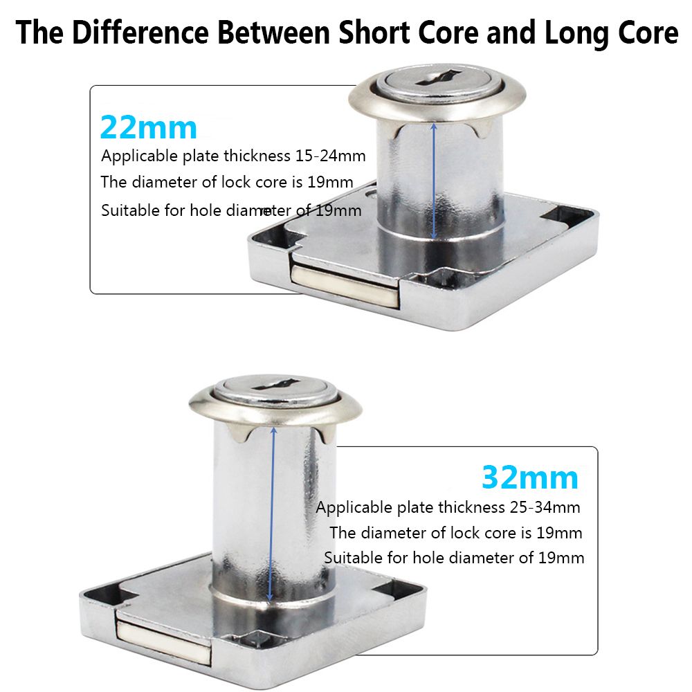 Office Burglarproof Zinc Alloy - Medicine Cabinet Lock avis et prix