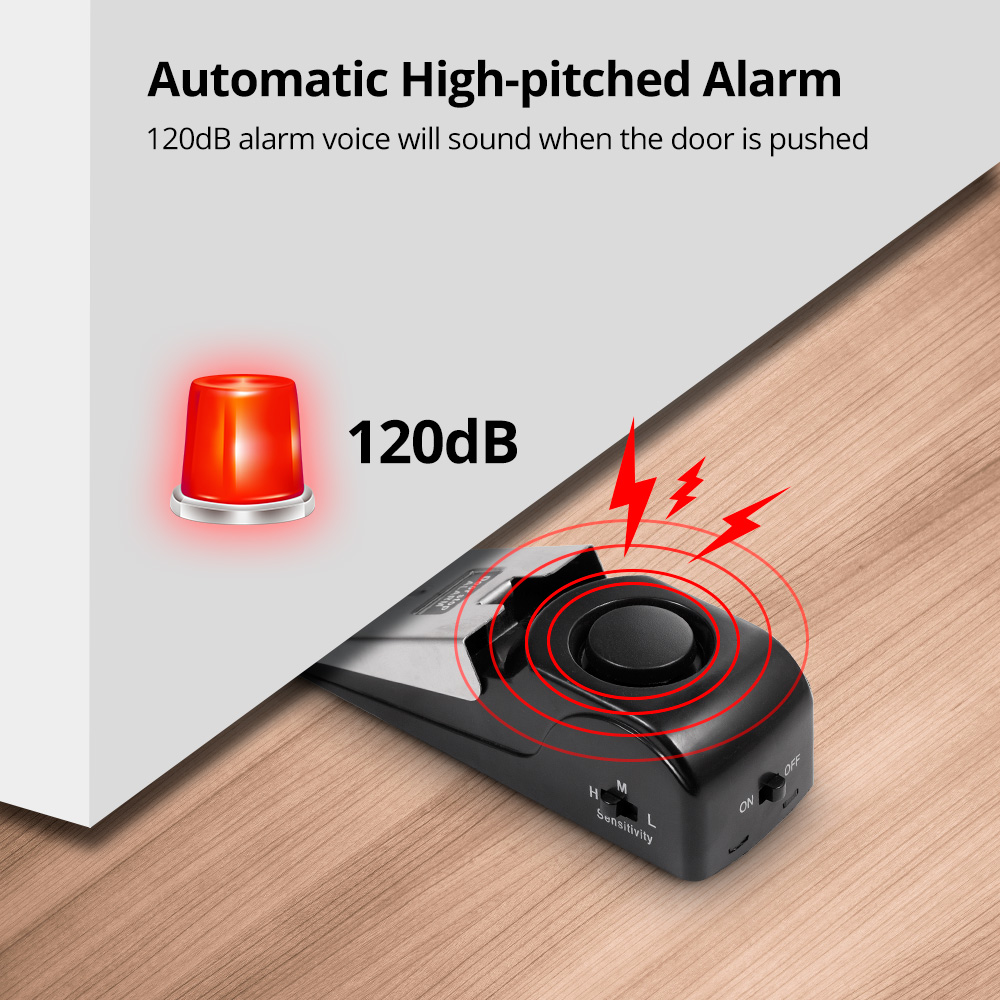 2pcs Door Stop Alarm for Home  - Door Stop Alarm avis et prix
