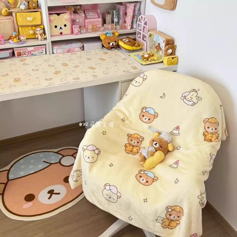Cartoon Rilakkuma Flannel Thro - Fire Blanket Kitchen avis et prix
