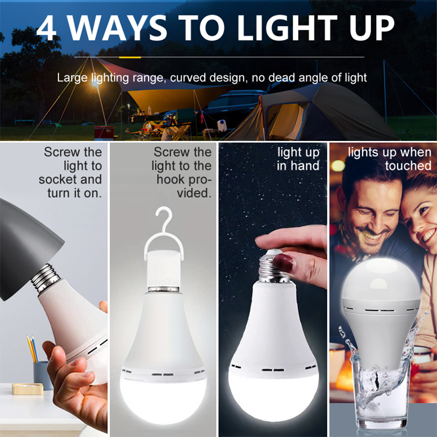 LED Rechargeable Light Bulb Hi - Power Outage Light avis et prix