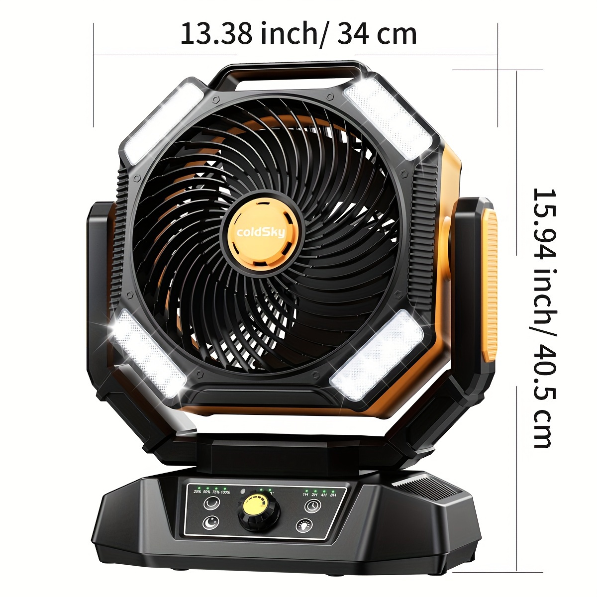coldSky  Camping Fan, Battery  - Power Outage Light avis et prix