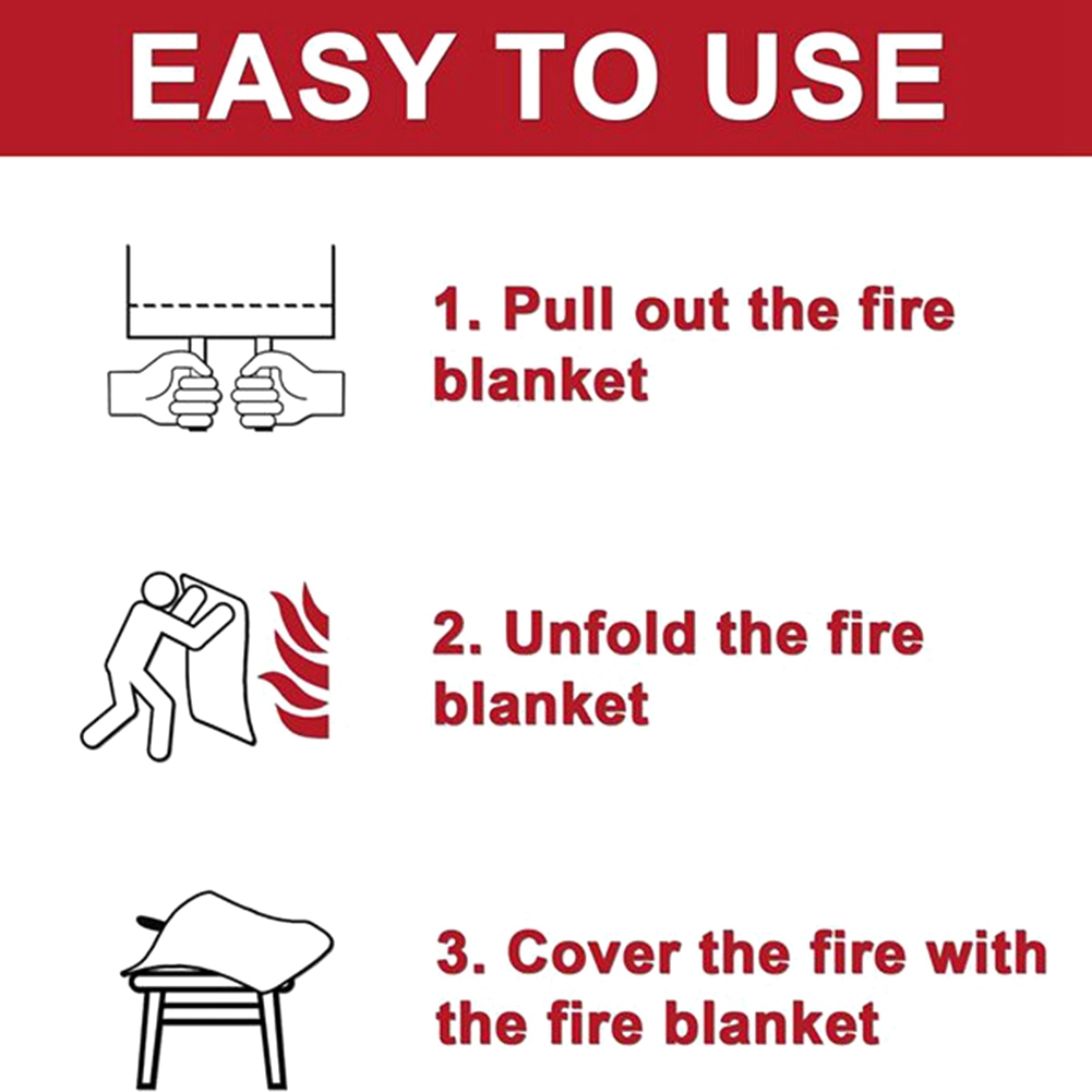 A40Z-Emergency Fire Blanket, F - Fire Blanket Kitchen avis et prix