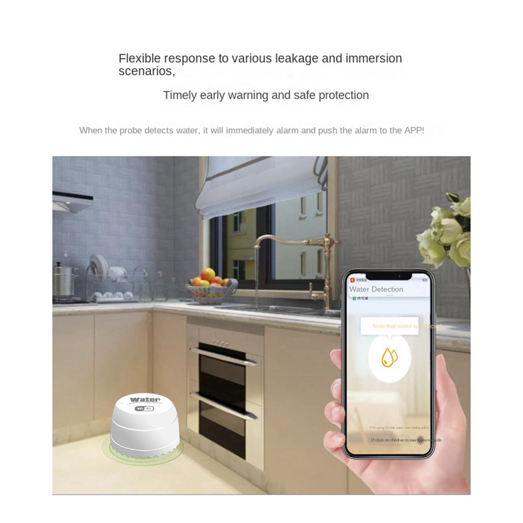 ABKW-3X Wifi Crow Smart Water  - Water Alarm Sensor avis et prix