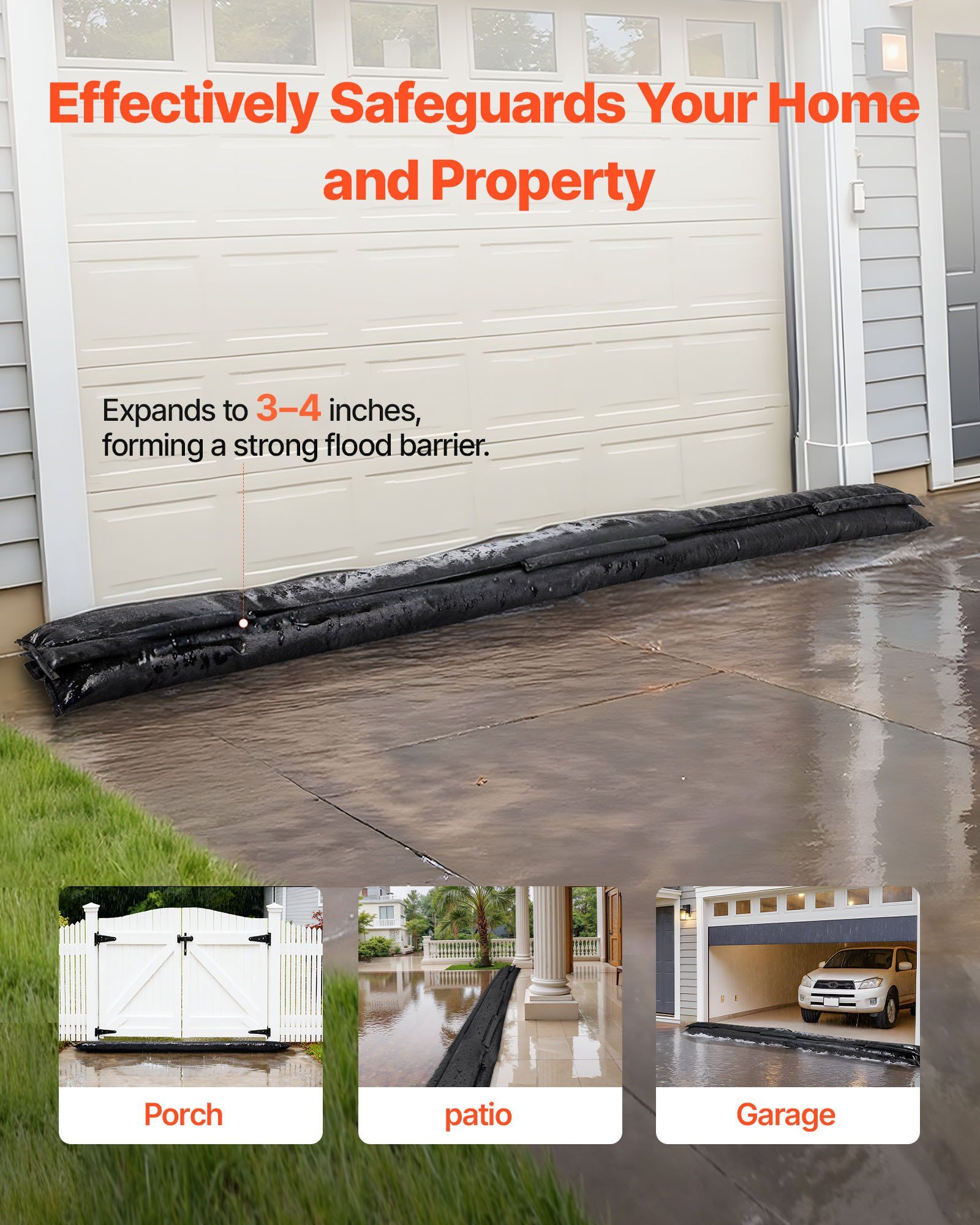 Flood Barrier, 8 Pack, 10 x 0. - Flood Barrier Bag avis et prix