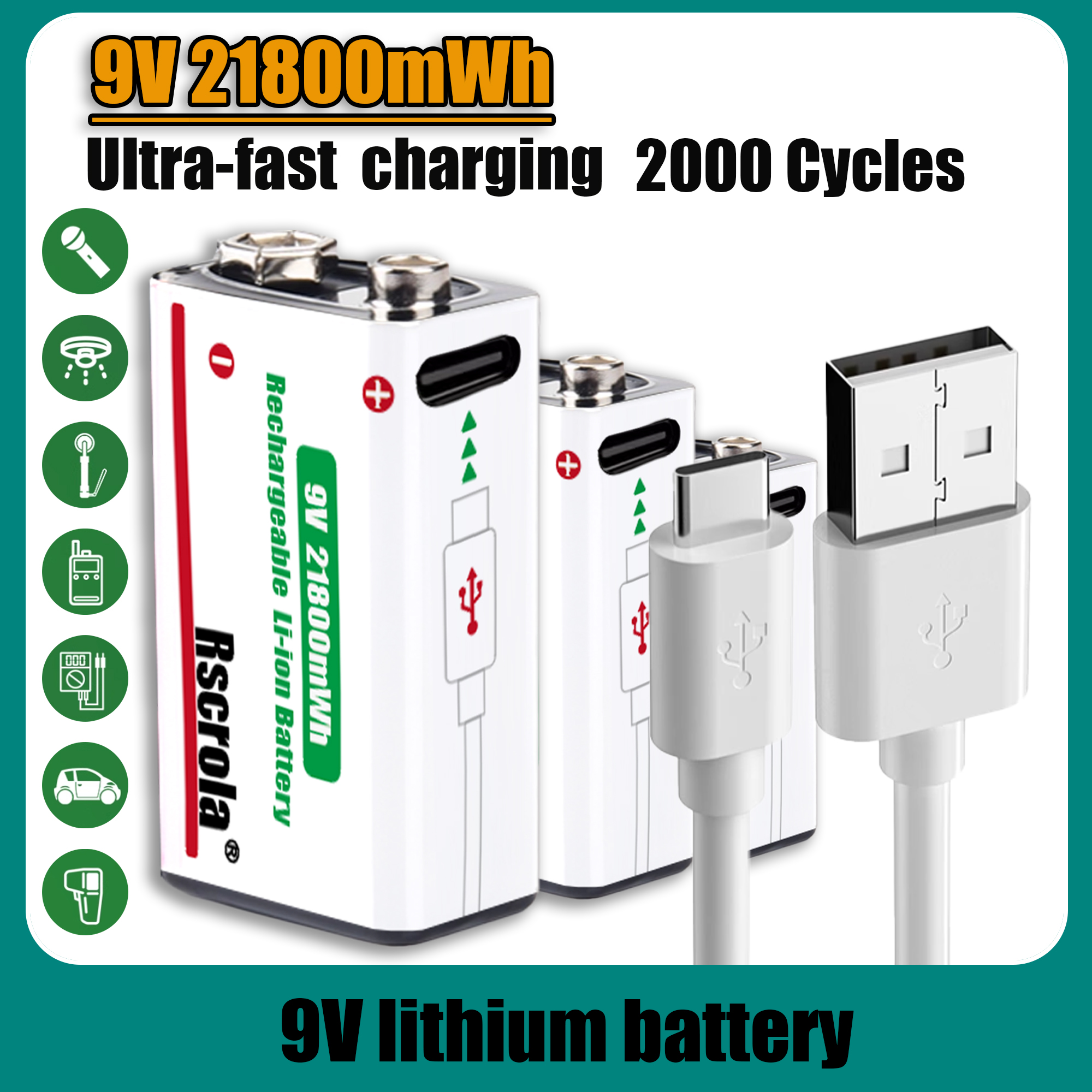 Long-Lasting 9V Lithium ion Re - Smoke Detector Interconnected avis et prix