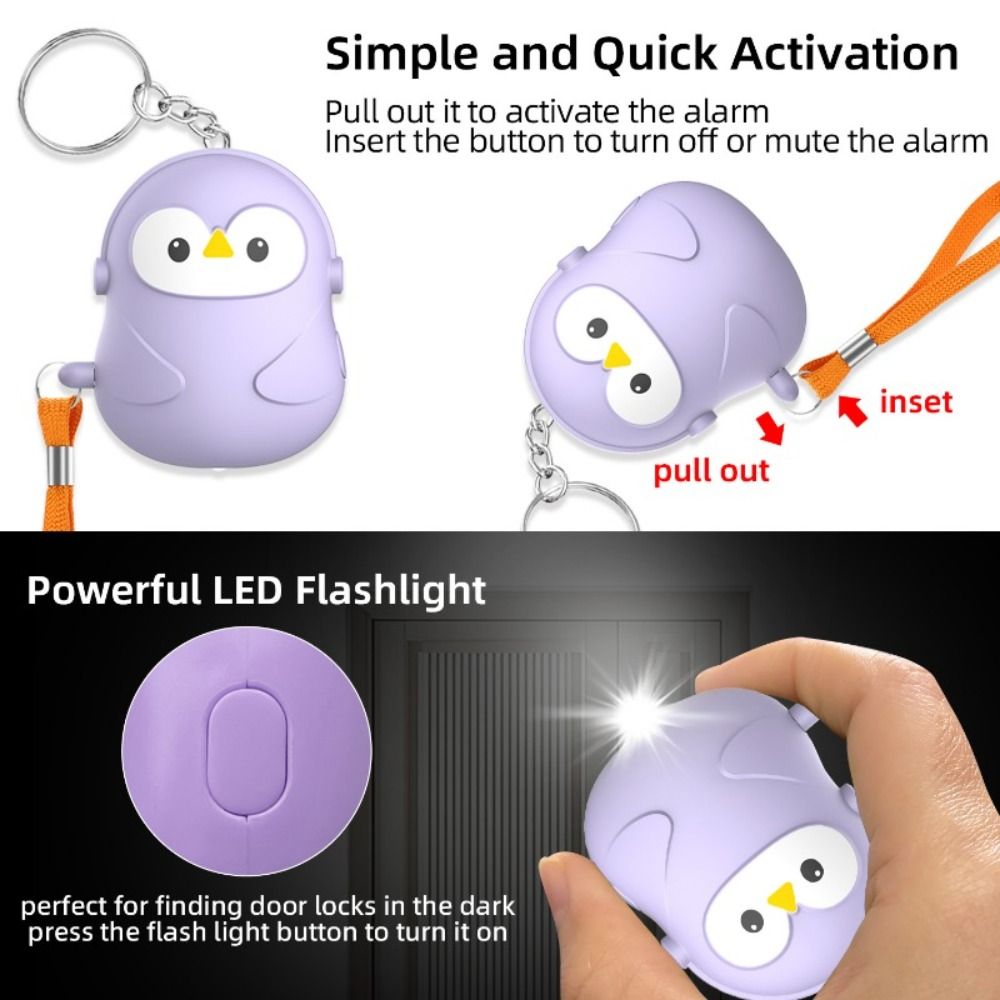 New 130dB Personal Self Defens - Personal Alarm Keychain avis et prix