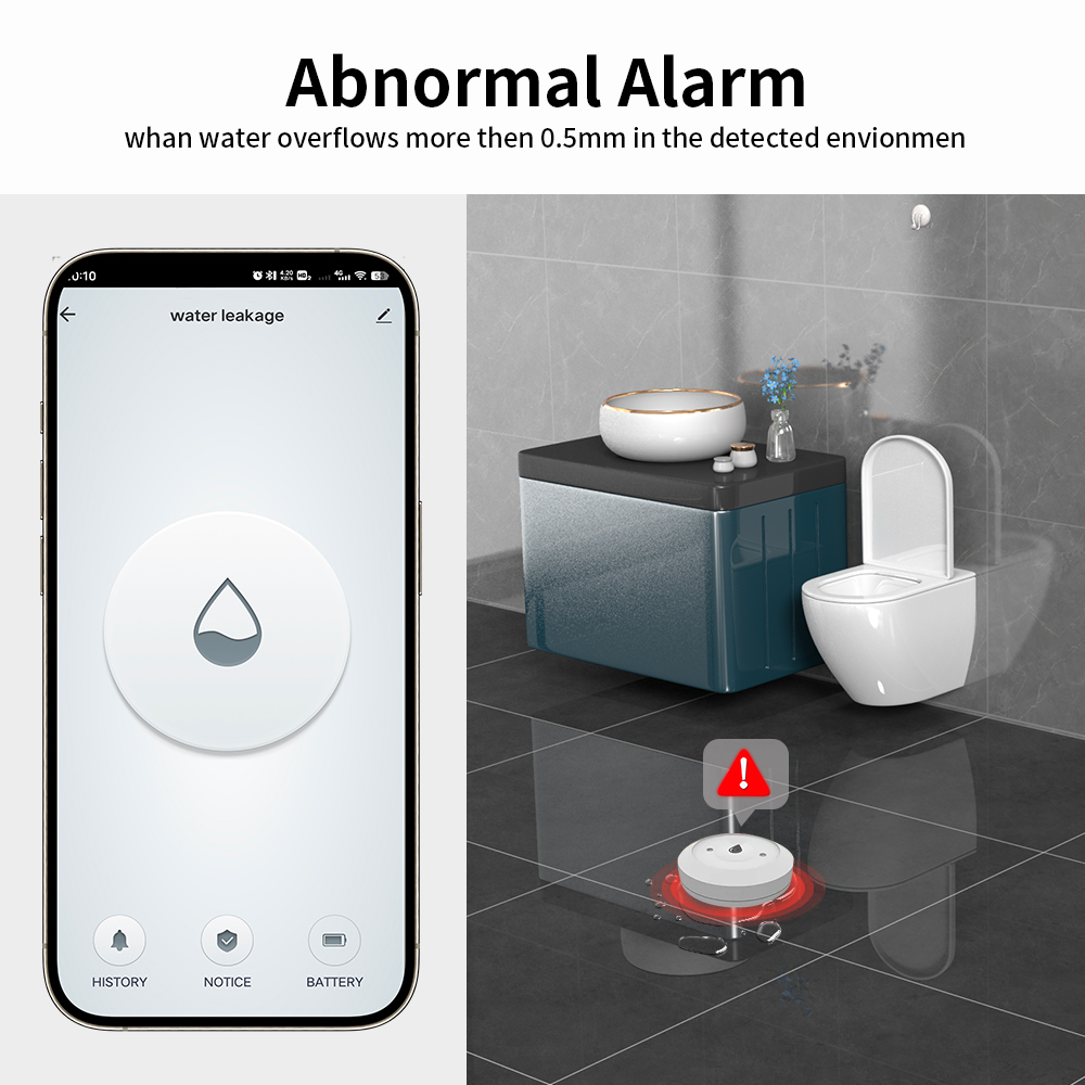 TNCE ZigBee3.0 Tuya Smart Wate - Water Alarm Sensor avis et prix