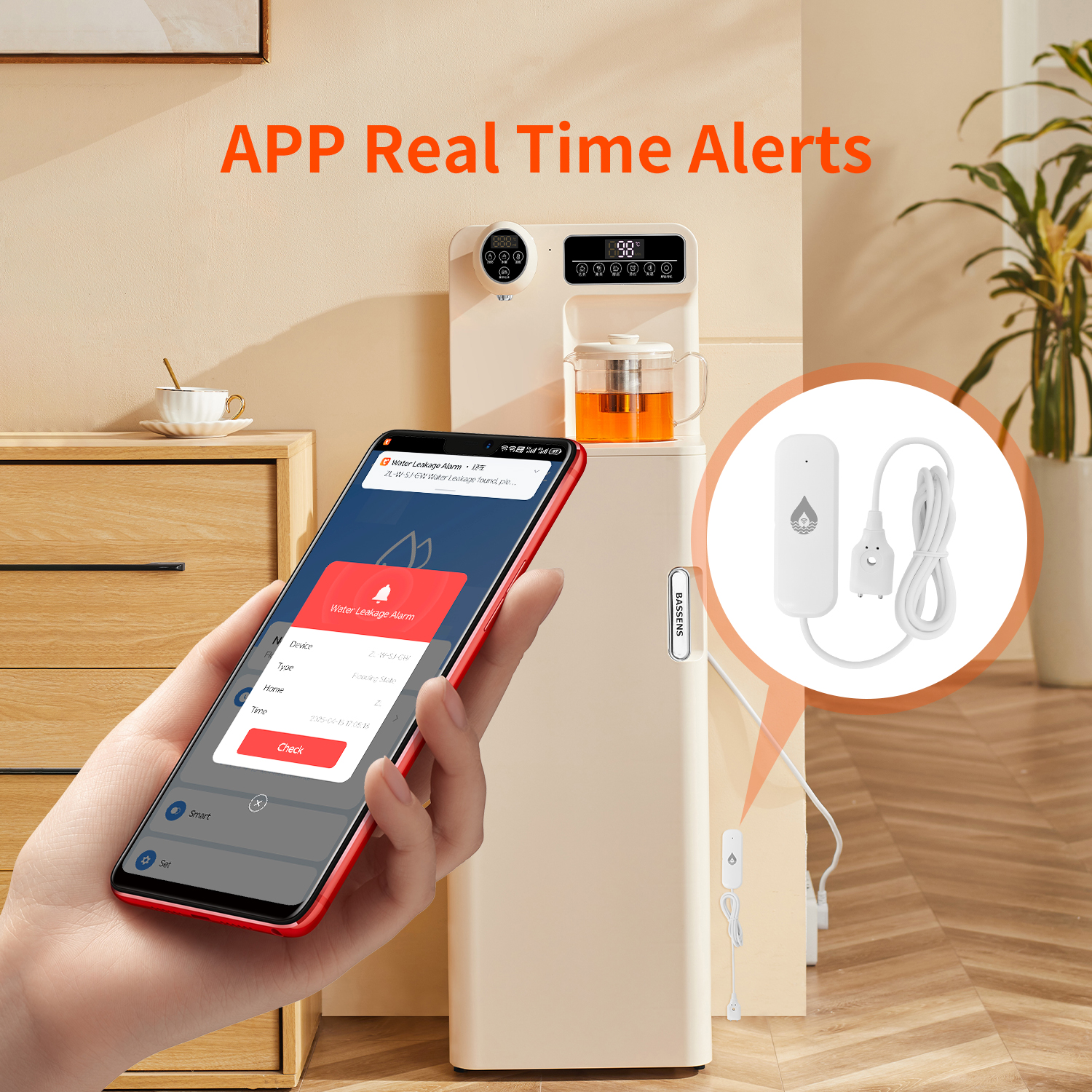 YFK Tuya WiFi Water Leakage Se - Water Alarm Sensor avis et prix