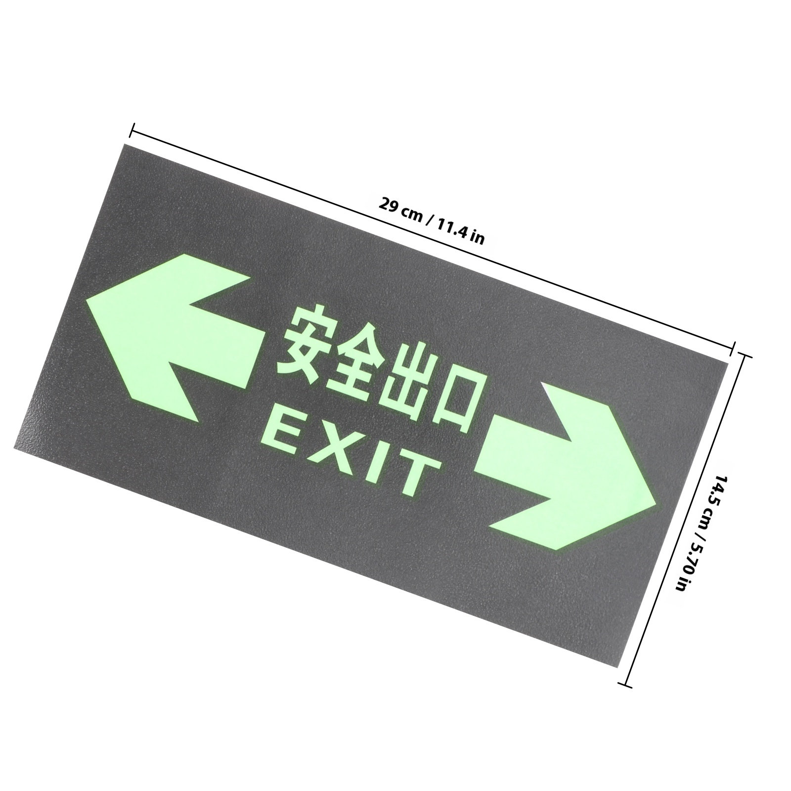 10Pcs Luminous Safety Exit Sig - Emergency Exit Sign avis et prix