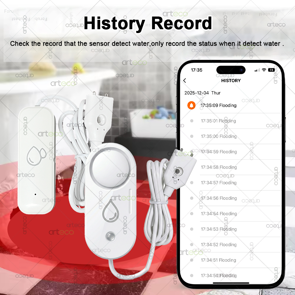 Zigbee Water Leakage Sensor Fl - Water Alarm Sensor avis et prix