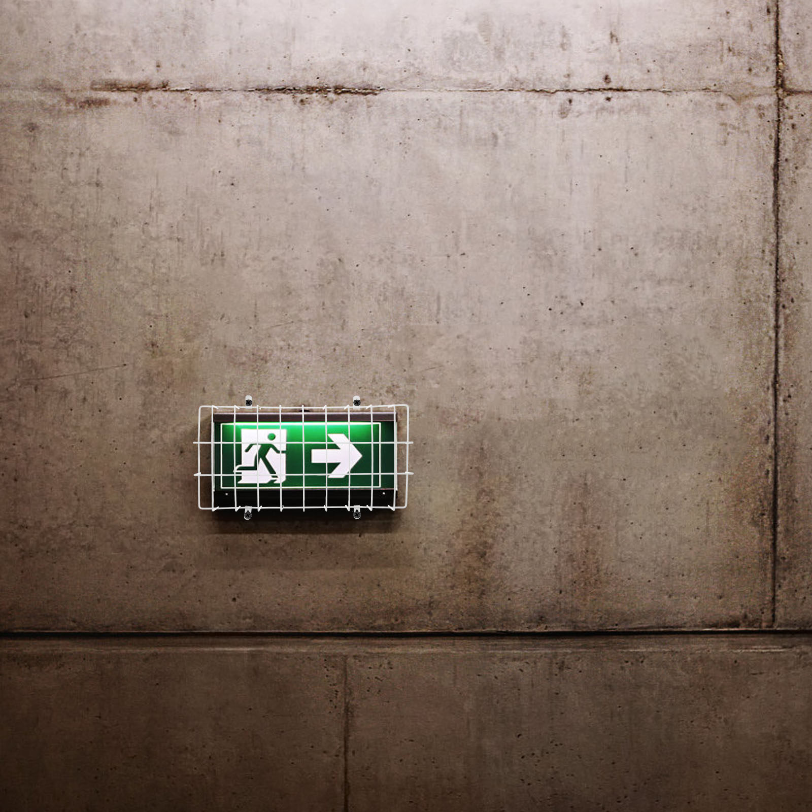 Exit Sign Wire Guard Stainless - Emergency Exit Sign avis et prix