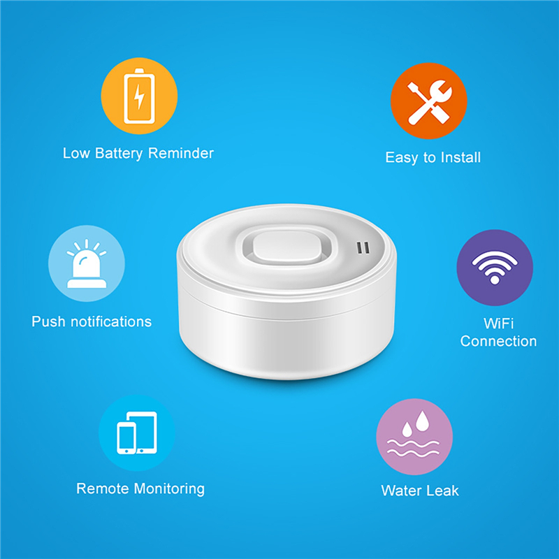 Smart WIFI Water Leak Detector - Water Alarm Sensor avis et prix