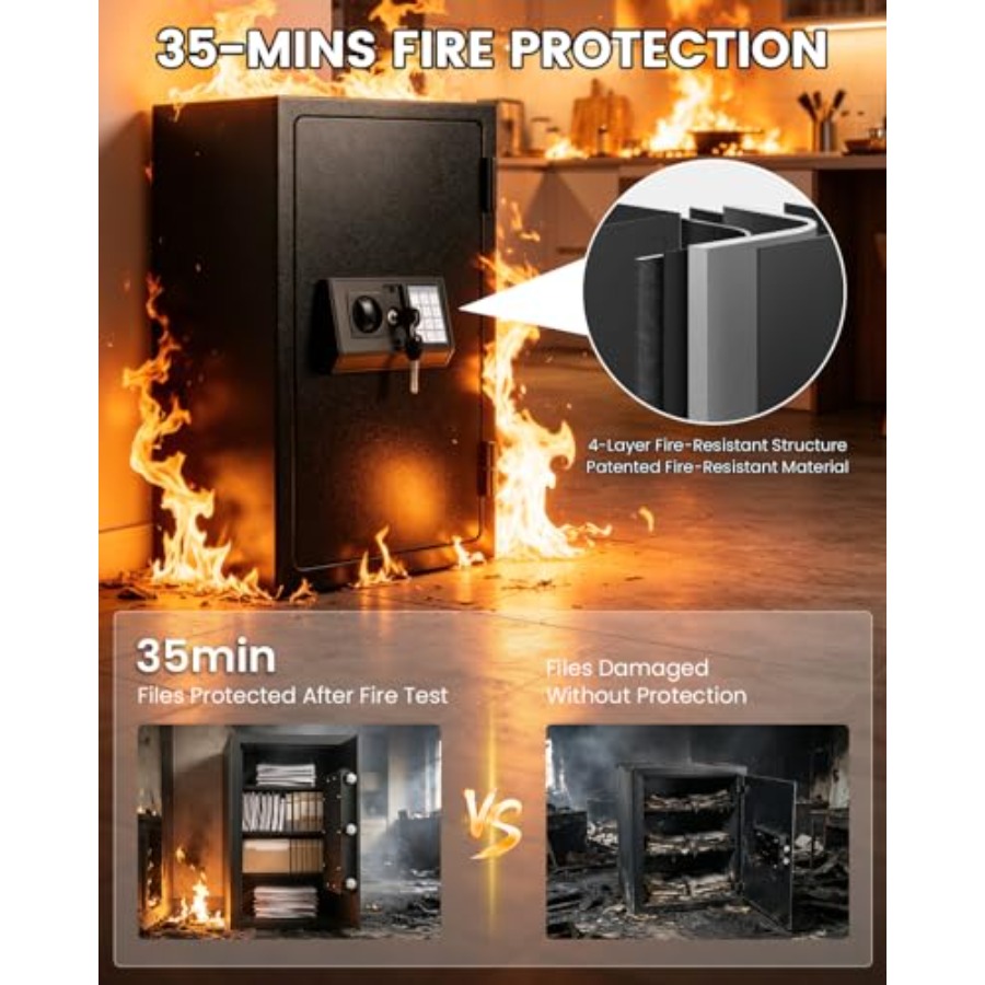 Home fireproof safe for docume - Fire Safe Document avis et prix