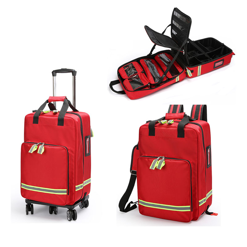 Large Capacity Empty Trolley F - First Aid Bag Kit avis et prix