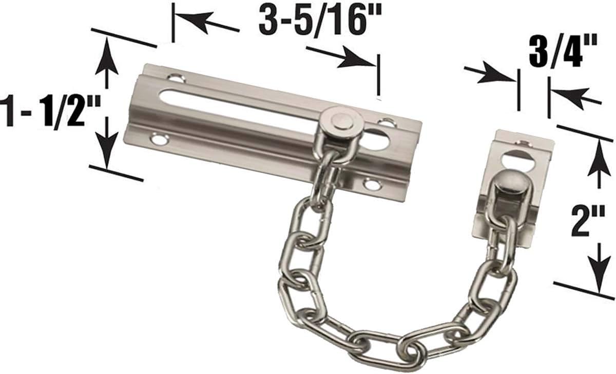 4PCS Door Chain Guard Security - Security Chain Door avis et prix