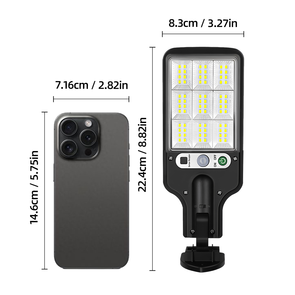 1/8pc Solar Outdoor Floodlight - Power Outage Light avis et prix